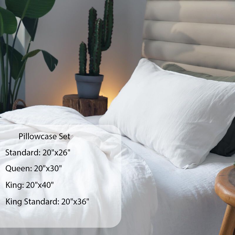 Fundas De Almohada Xz Xifa King 51x102 Cm Blanc... image number null