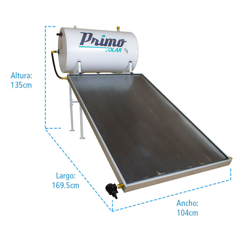 Calentador Solar Panel Plano 150 L image number null