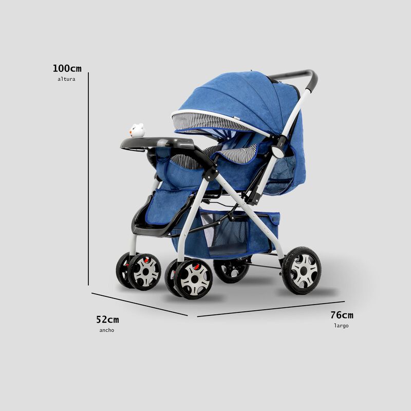 Carriola premium musical unyotons azul reversib... image number null