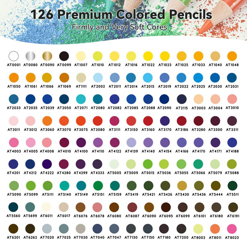 L&aacute;pices De Colores Arrtx 126 &ndash; Set De N&uacute;cleo Su... image number null