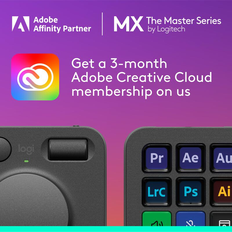 Creative Console Logitech Mx Con Adobe Creative... image number null