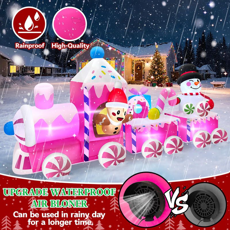 Tren Inflable Kalolary 3,3 m Decoraci&oacute;n Navide&ntilde;... image number null