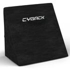 Coj&iacute;n Lumbar Couchmaster Cyback 50 X 30 X 45 Cm Espuma Viscoel&aacute;stica Negro Profundo