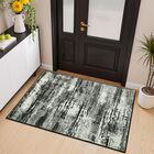 Alfombra Merelax 61x91 cm Negro Y Blanco Lavable Antideslizante