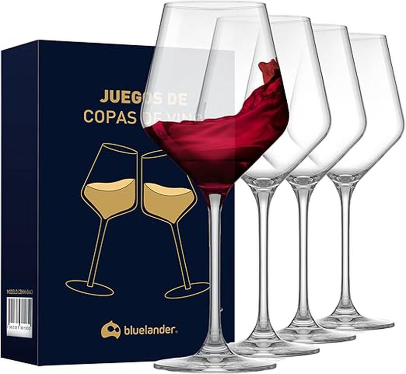 Set de 4 Copas para Vino 420 ml Bluelander image number null