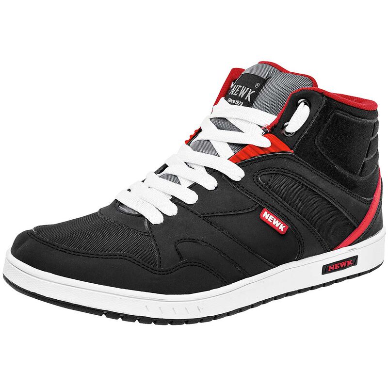 Newk Tenis urbano para hombre negro gris rojo image number null