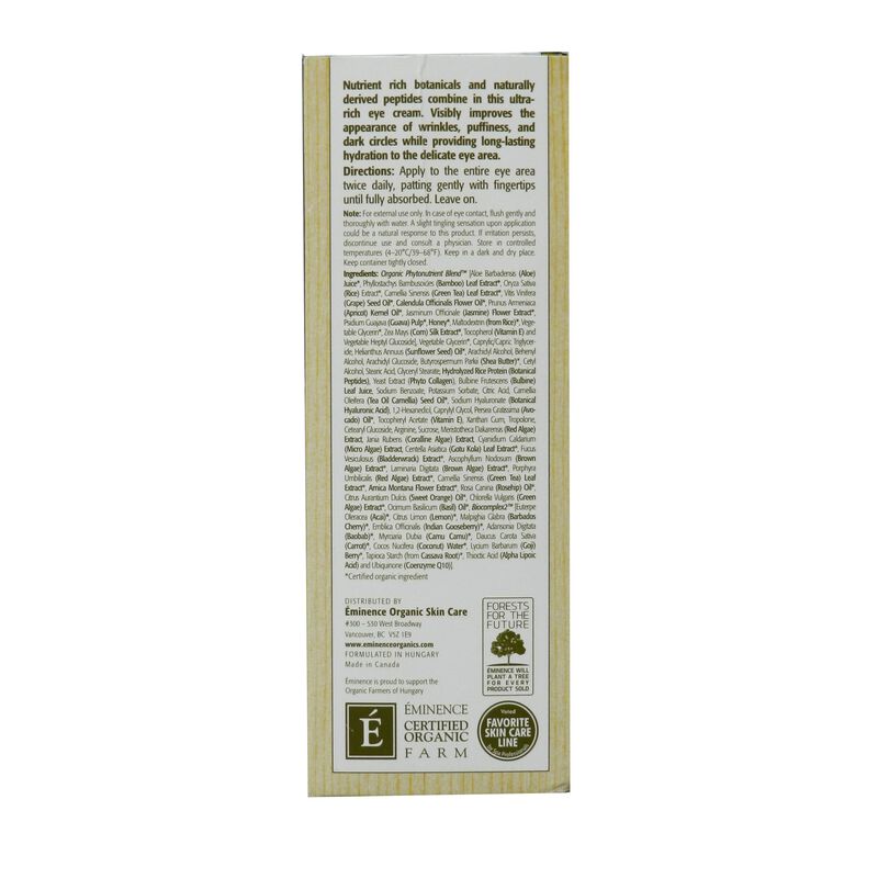 Crema para Ojos Eminence Organic Skincare con P... image number null