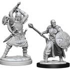 Figura En Miniatura Wizkids El Maravilloso B&aacute;rbaro Humano De D&d Nolzur