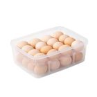 Organizador doble nivel con tapa para 32 huevos