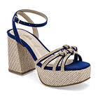 D'Cristian zapatilla abierta para mujer marino beige cod 140372-E