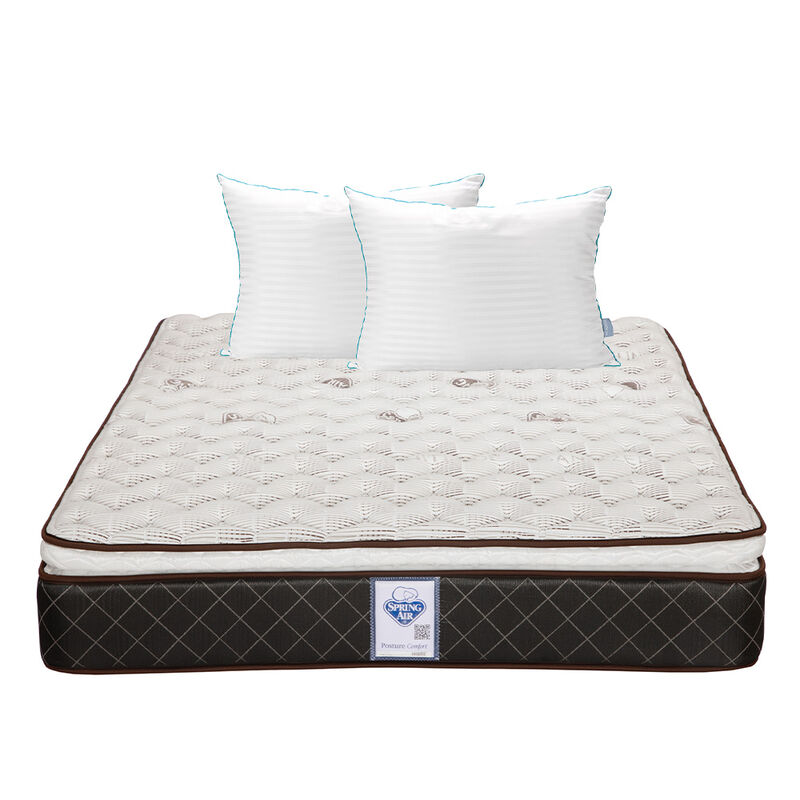 Colch&oacute;n Queen Size Minesota + Almohadas Royal T... image number null