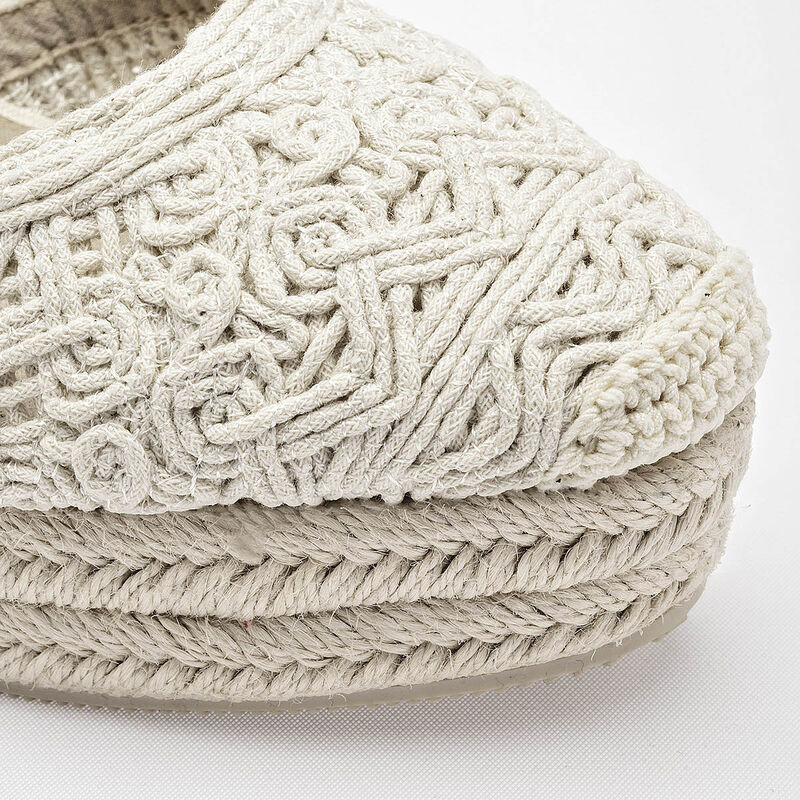 Corina alpargata cu&ntilde;a para mujer beige cod 1419... image number null