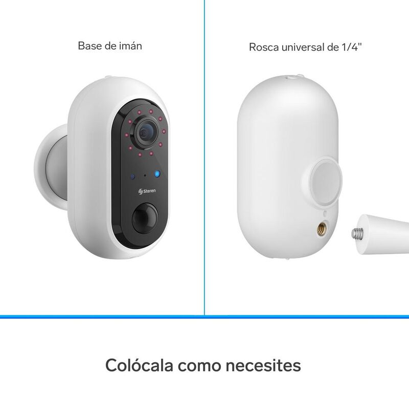 2 C&aacute;maras de seguridad Wi-Fi Full HD fija con b... image number null