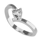 Anillo de Compromiso de 14K con Diamante de Laboratorio 0.50 CT F VS1 Talla 8.5 ORO BLANCO 14K &ndash; / FJ737-50-14W-LG-85