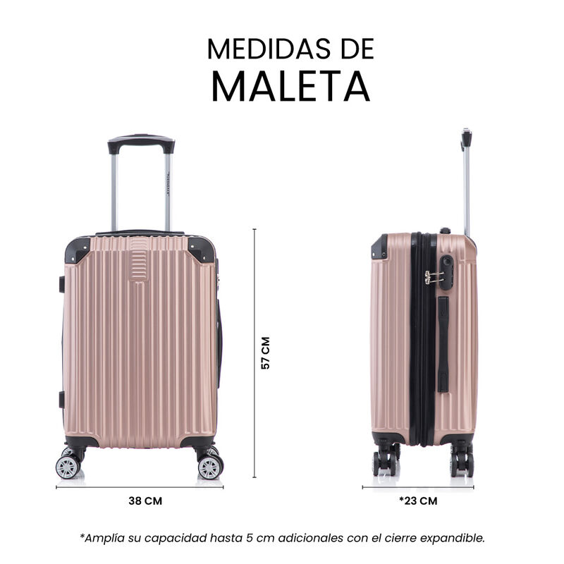 Maleta Expandible de Mano R&iacute;gida con Ruedas 10 ... image number null