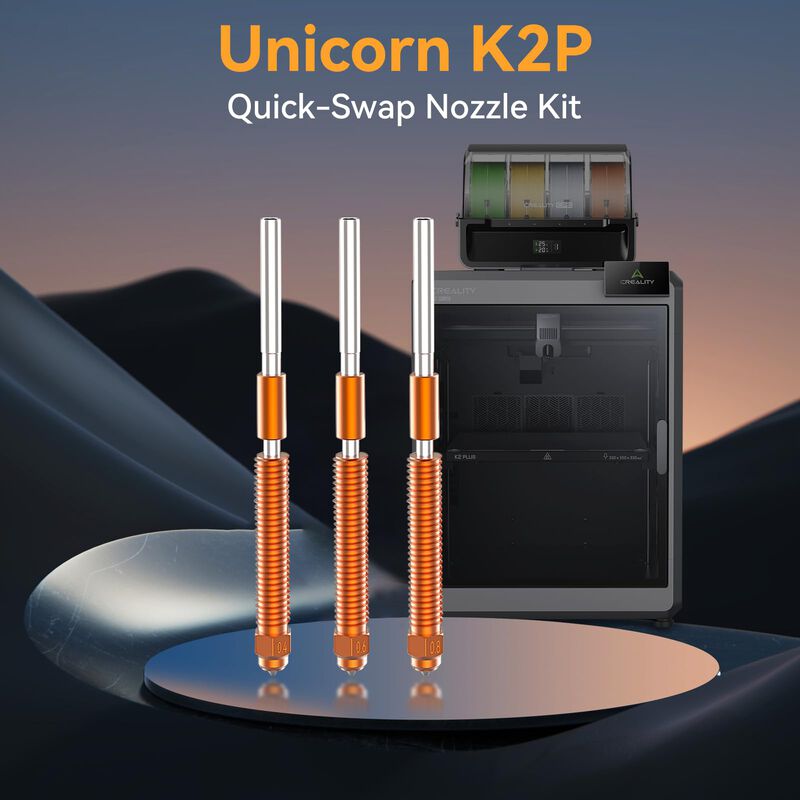 Boquillas Creality K2 Plus Unicorn K2p De 0,4 M... image number null