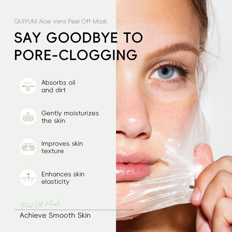 Mascarilla Facial Peel-Off de Aloe Vera - Beuki... image number null