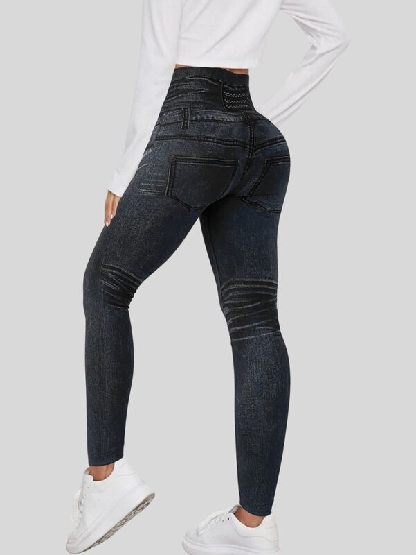 Leggings de Mujer Estilo Mezclilla LIC-055-2 NE... image number null