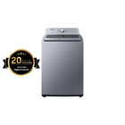 Lavadora Samsung 20Kg Superior Aqua Saving Gris Lavanda