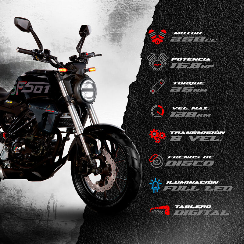 Motocicleta Mb Motos SF501 250 Modelo 2026 image number null