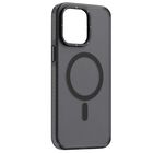 . Funda TEKKU Matte Color Mag para iPhone 15 PRO MAX Trans Negra