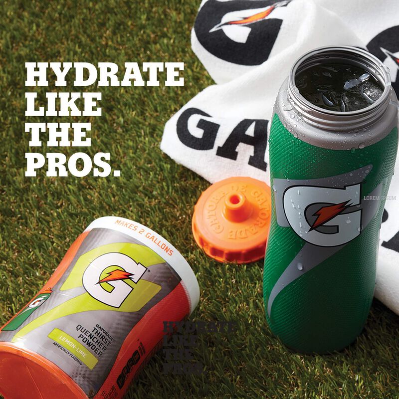 Botella De Agua Gatorade Gator-skin Con Aislami... image number null