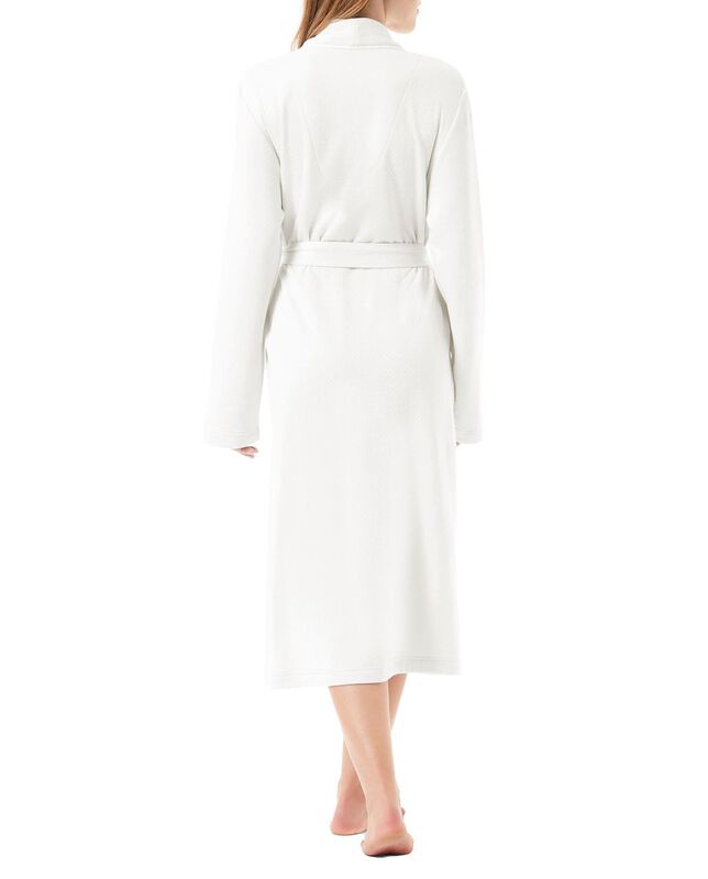 Bata de Smoking con Detalles Marfil image number null