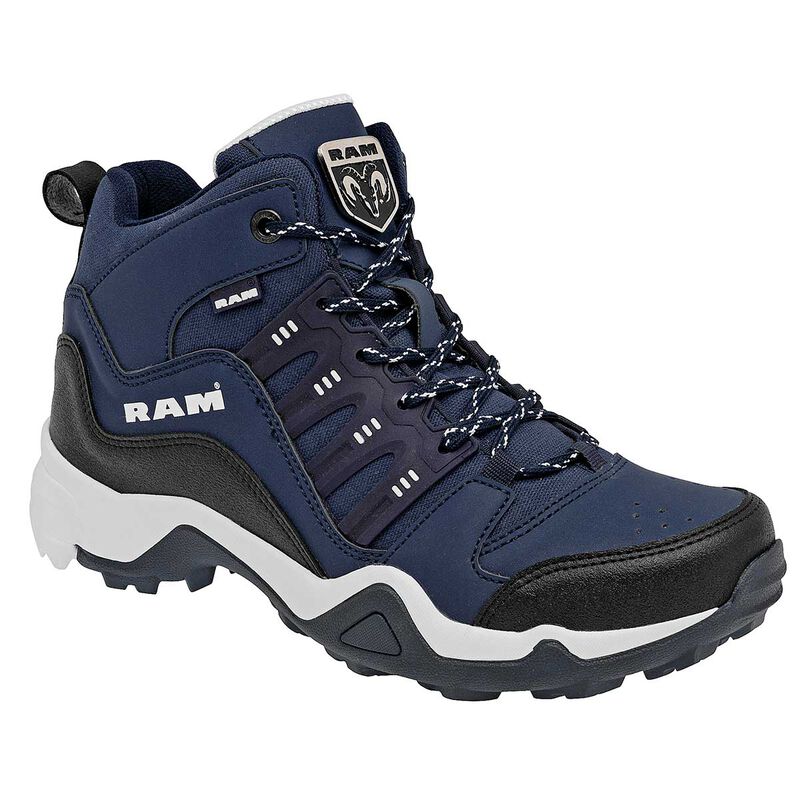Ram Zapato para hacer hiking para hombre marino... image number null