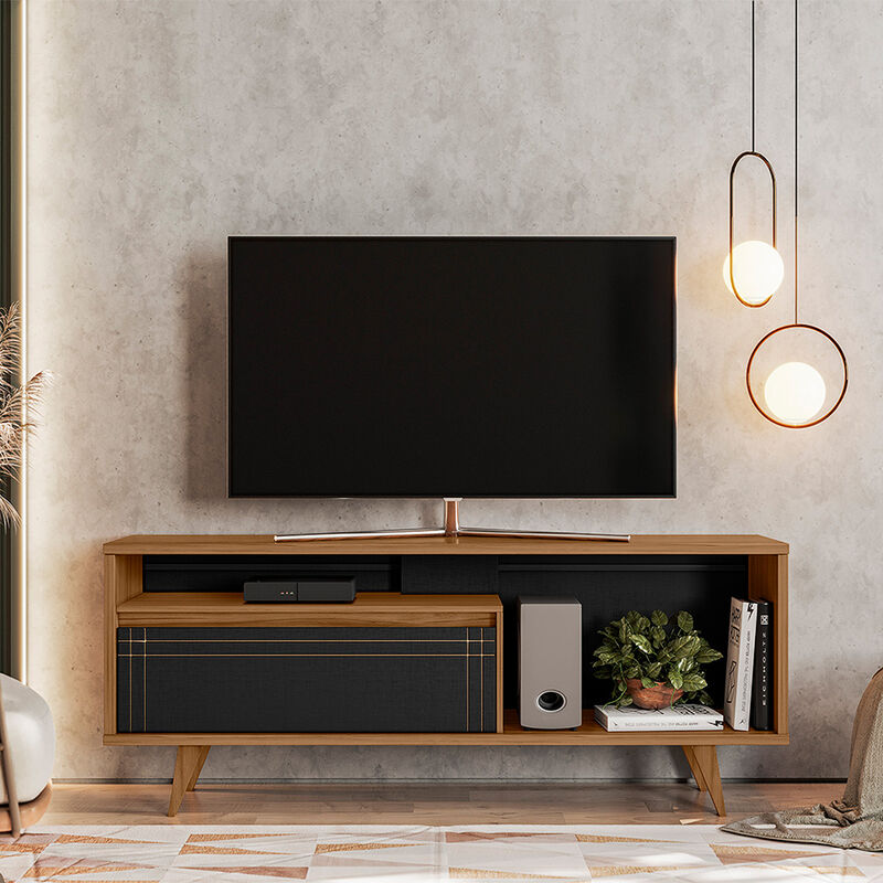 Mueble Para Tv Rack De Hasta 60 Pulgadas C/puer... image number null