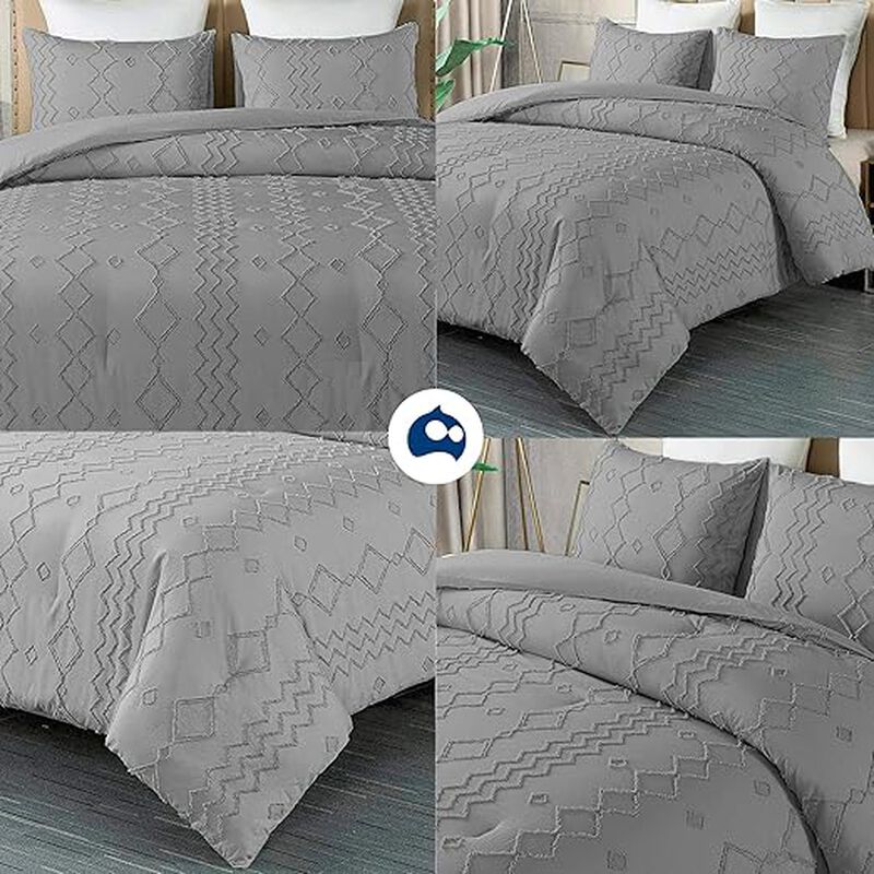 Juego de Funda Duvet para Edredon King Size. L&iacute;... image number null