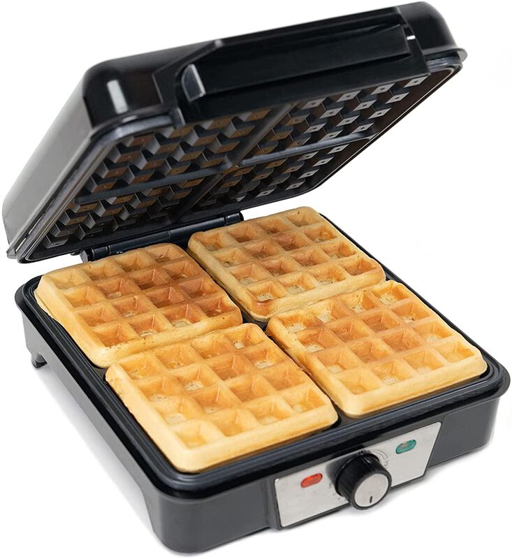 Wafflera Estilo Belga Masterchef Mk-wm-4ss 4 Re... image number null
