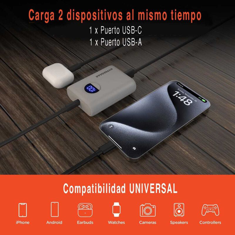 Bater&iacute;a Externa Hypergear 10000mah Powerbank Pp... image number null
