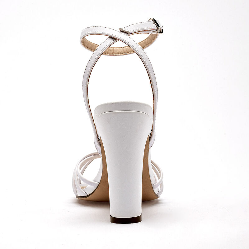 Moramora zapatilla abierta para mujer blanco co... image number null