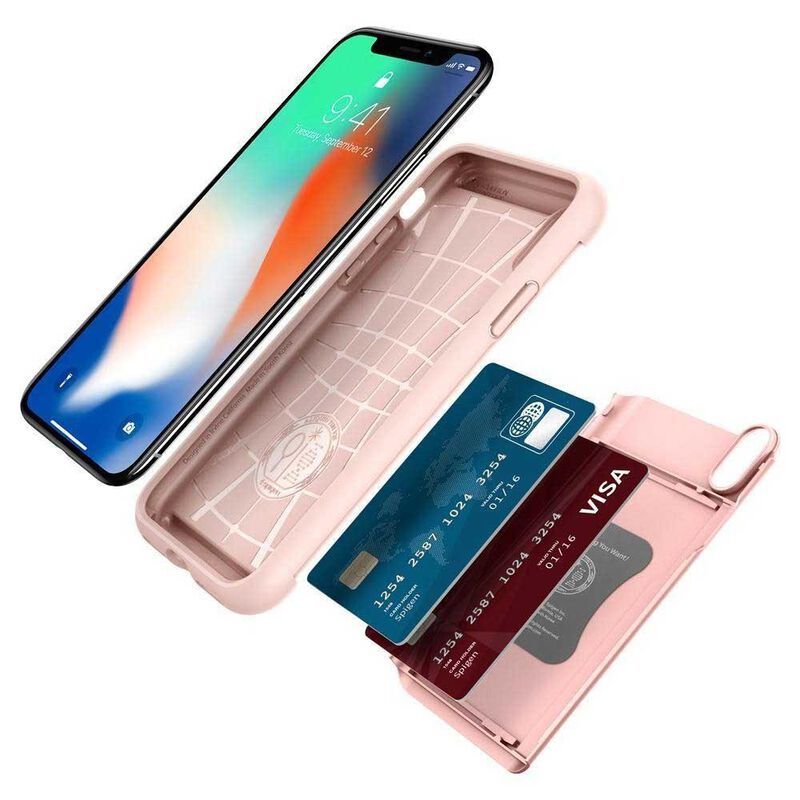 Funda SPIGEN para iPhone X y Xs Crystal Wallet ... image number null