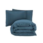 Juego de Funda Duvet para Edredon King Size Lisa Azul Bluelander