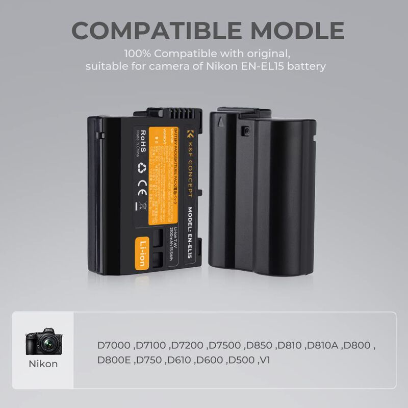 Bater&iacute;a Y Cargador De Doble Ranura K&f Concept ... image number null