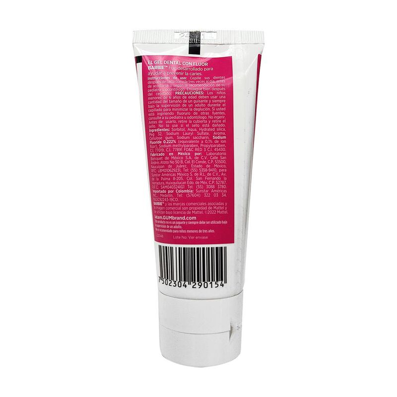 Gel Dental Inf Gum Barbie 75 Ml image number null