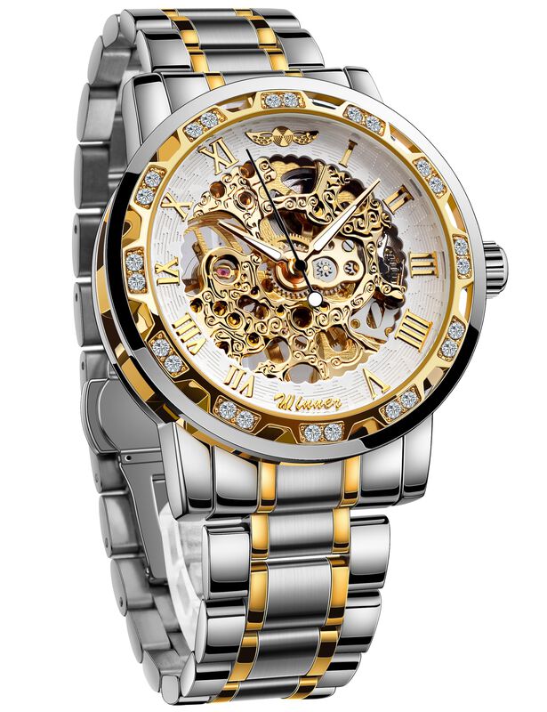 Reloj Forsining Retro Steampunk Skeleton Automa... image number null