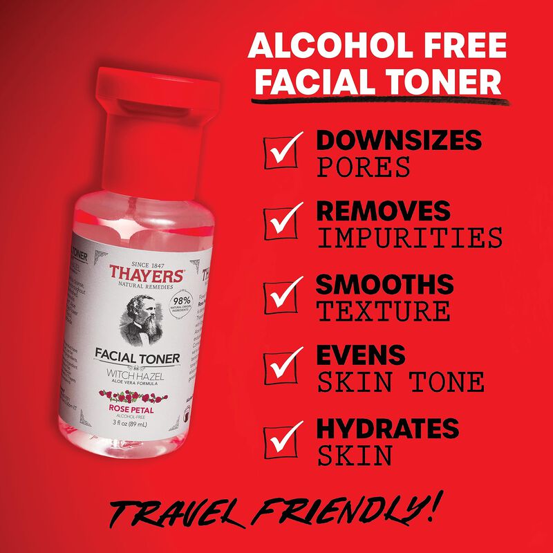 T&oacute;nico Facial Thayers Sin Alcohol Con P&eacute;talos D... image number null