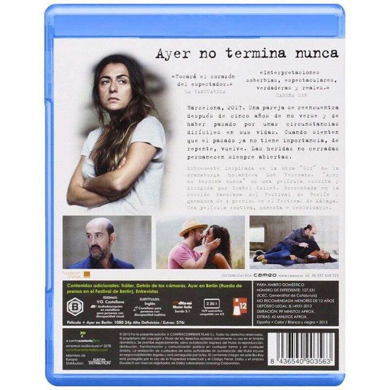 AYER NO TERMINA NUNCA (BLU-RAY) image number null