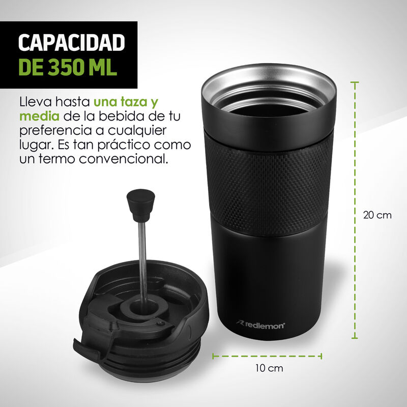 Termo para Caf&eacute; con Prensa Francesa, Taza y Vas... image number null