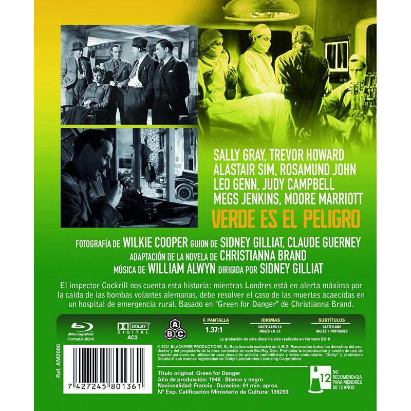 Verde Es El Peligro (Bd-R) (Blu-ray) (Green For... image number null