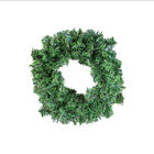 Corona navide&ntilde;a verde pino adorno artificial 40 cm diametro