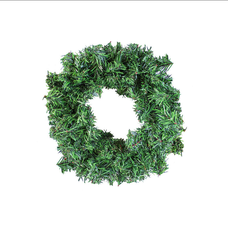 Corona navide&ntilde;a verde pino adorno artificial 40... image number null