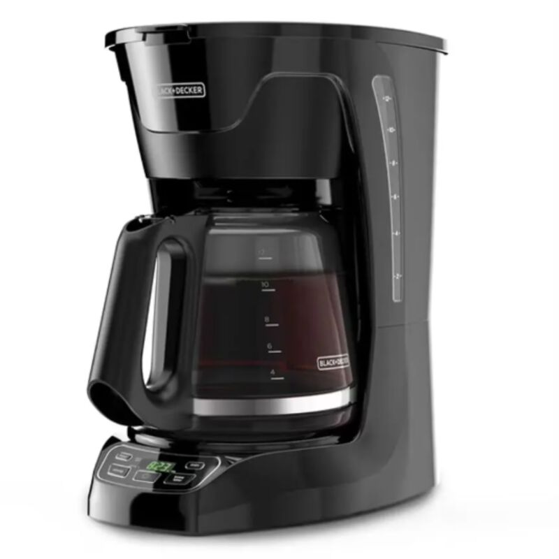 Cafetera Programable De 12 Tazas, Black + Decke... image number null