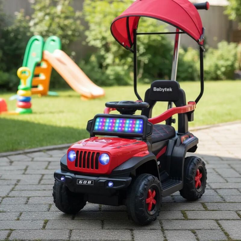 Correpasillos Beb&eacute; 3 En 1 Carro Montable El&eacute;ctr... image number null