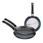 Juego de Sartenes Tramontina 27899442 Aluminio 20/26/30 CM Azul Jaspeado END