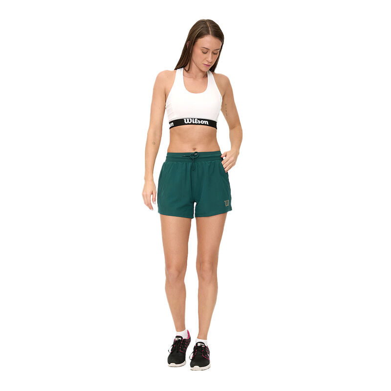 Short Wilson Para Entrenamiento Mujer Verde Osc... image number null