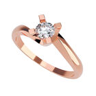 Anillo de Compromiso de 14K con Diamante de Laboratorio 0.20 CT F VS1 Talla 10 ORO ROSA 14K &ndash; / FJ706-20-14R-LG-10