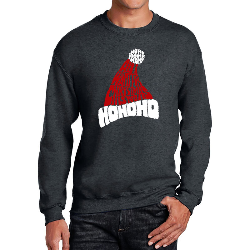 Sudadera De Cuello Redondo Word Art Para Hombre... image number null